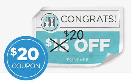 Get $20 off every time you refer a friend to join FOREVER! Get $20 off every time you refer a friend to join FOREVER!