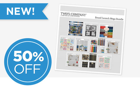 Save 50% on our NEW "Two's Company" Brand Launch Mega Bundle! Save 50% on our NEW "Two's Company" Brand Launch Mega Bundle!