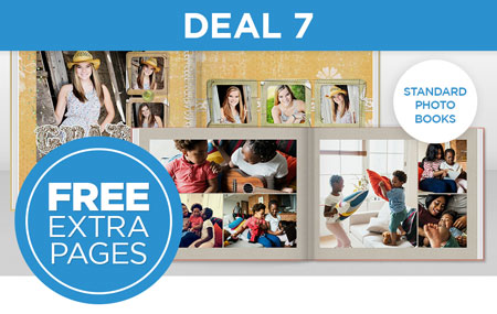 Score FREE EXTRA PAGES on any Standard Photo Book! Score FREE EXTRA PAGES on any Standard Photo Book!