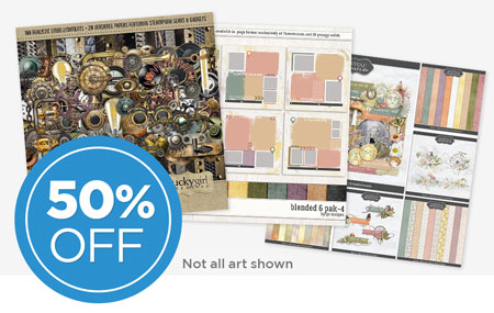 Save 50% on our April Scrap Café Digital Art Collaboration! Save 50% on our April Scrap Café Digital Art Collaboration!