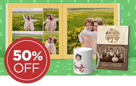 Save 50% on printed products! Save 50% on printed products!