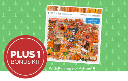 Get 15 exclusive kits ($111 value) PLUS one bonus kit ($10 value) FREE with your Artisan 6 purchase! Get 15 exclusive kits ($111 value) PLUS one bonus kit ($10 value) FREE with your Artisan 6 purchase!