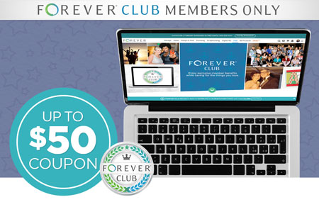 Join FOREVER Club with a new, returning, or additional Membership and we’ll MATCH your first month’s payment up to $50! Join FOREVER Club with a new, returning, or additional Membership and we’ll MATCH your first month’s payment up to $50!
