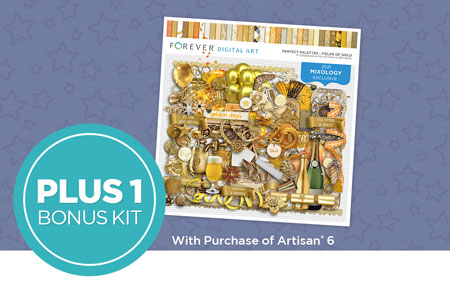 Get 15 exclusive kits ($111 value) PLUS one bonus kit ($10 value) FREE with your Artisan 6 purchase! Get 15 exclusive kits ($111 value) PLUS one bonus kit ($10 value) FREE with your Artisan 6 purchase!