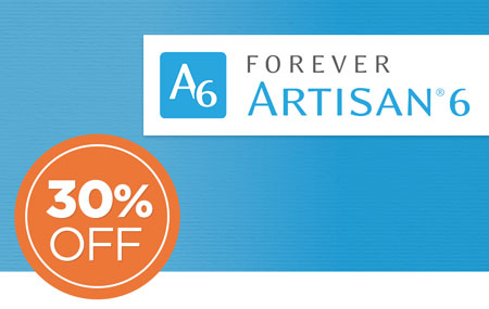 Save 30% on FOREVER Artisan® 6 software & upgrades! Get Early Access NOW at our lowest price! Save 30% on FOREVER Artisan® 6 software & upgrades! Get Early Access NOW at our lowest price!