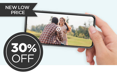 New LOWER Price on FOREVER Permanent Streaming Video single payment! Plus, save an additional 30%! New LOWER Price on FOREVER Permanent Streaming Video single payment! Plus, save an additional 30%!
