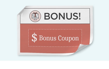 Receive a Bonus Coupon with the purchase of a $100 gift certificate! Receive a Bonus Coupon with the purchase of a $100 gift certificate!