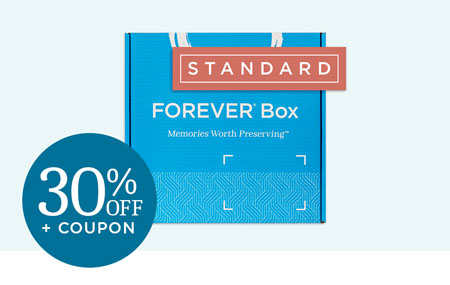 Save 30% on Standard Boxes and receive a $25 print coupon to use in August! Save 30% on Standard Boxes and receive a $25 print coupon to use in August!