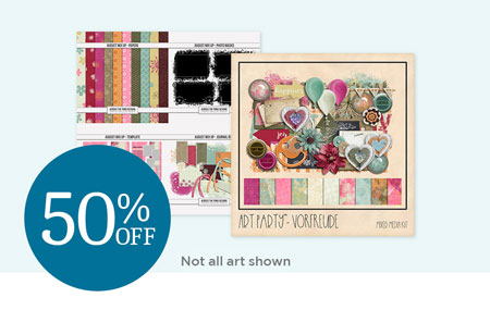 Save 50% on our August Scrap Café Digital Art Collaboration! Save 50% on our August Scrap Café Digital Art Collaboration!