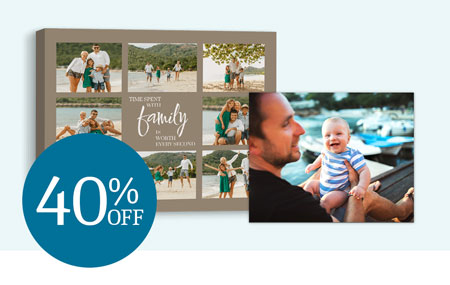 Save 40% on select printed products, including Photo Prints! Save 40% on select printed products, including Photo Prints!