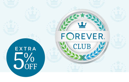 FOREVER Club Members ALWAYS save an EXTRA 5% on almost EVERYTHING! FOREVER Club Members ALWAYS save an EXTRA 5% on almost EVERYTHING!