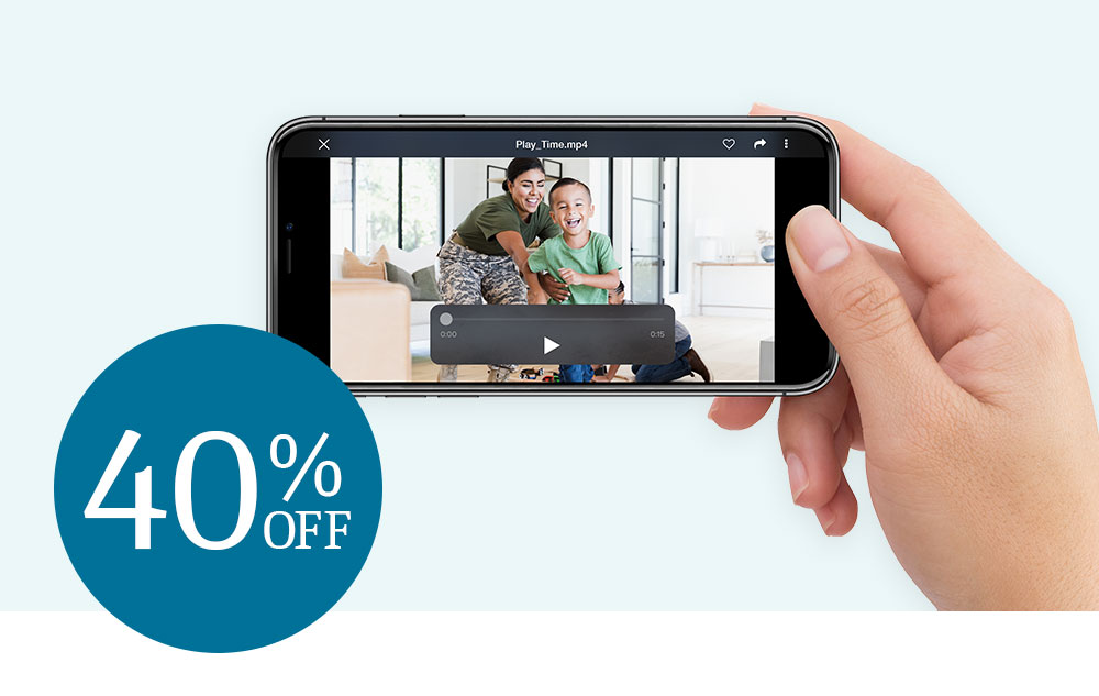 Save 40% on a Permanent Streaming Video one-time payment! Save 40% on a Permanent Streaming Video one-time payment!