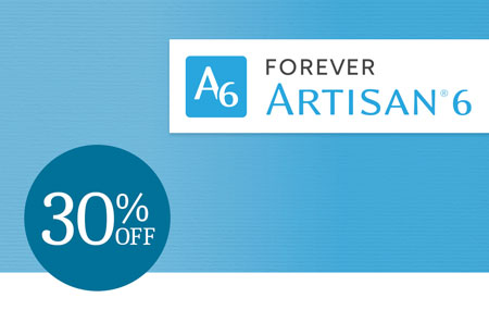 Save 30% on FOREVER® Artisan 6 software & upgrades! Save 30% on FOREVER® Artisan 6 software & upgrades!