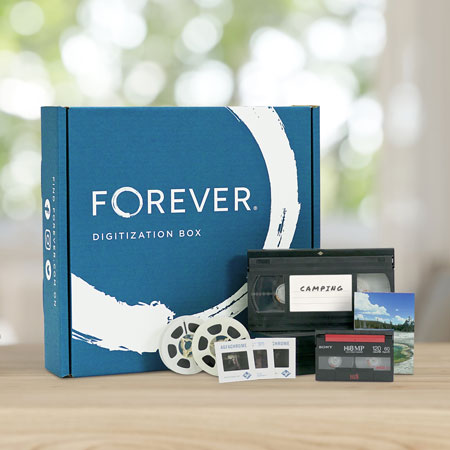 Get 40% off any size FOREVER® Digitization Box.   