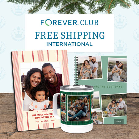 Club Members: FREE International Shipping on Print Shop orders over $229 USD!