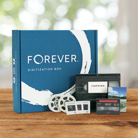 Get 50% off any size FOREVER® Digitization Box.  