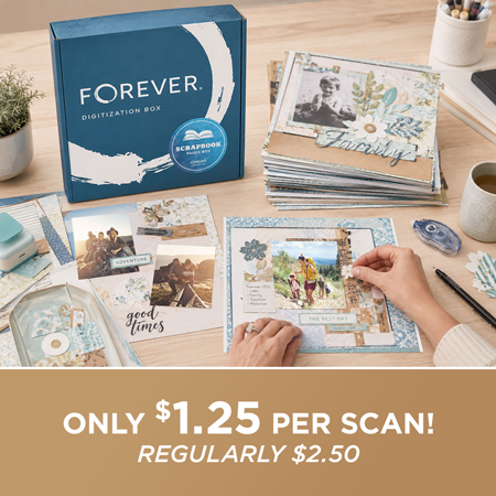 Digitize your 12" x 12" Scrapbook Pages with 50% off!