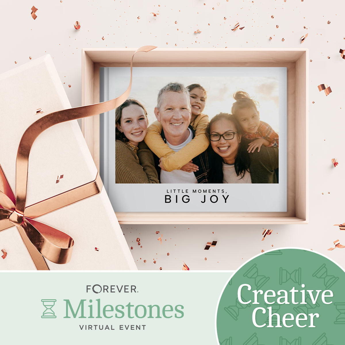 Join us for our FOREVER Milestones - Creative Cheer Virtual Event on Tuesday, September 8 from 8-9pm ET!