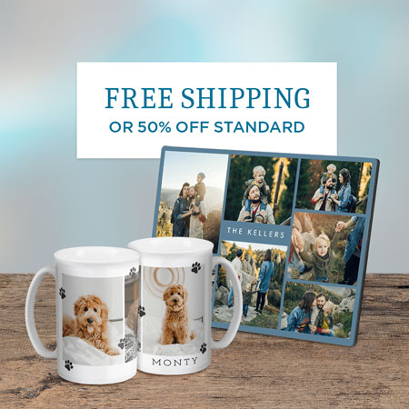 Free US/CAN Economy Shipping or 50% off Standard Shipping on Print Shop orders over $159 USD! 