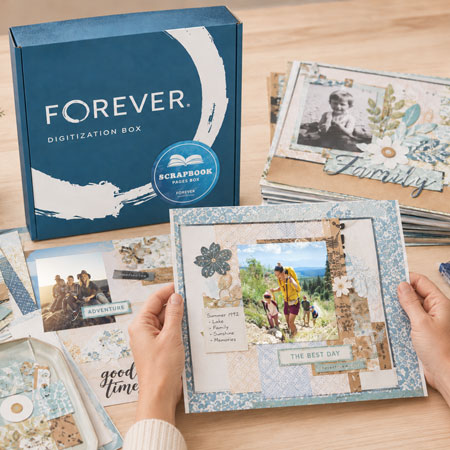 Digitize your 12" x 12" Scrapbook Pages for just $1.25 per scan—that's 50% off!