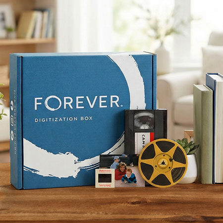 Get 40% off any size FOREVER® Digitization Box.